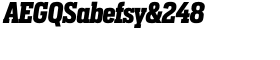 Heron Serif Condensed Bold Italic