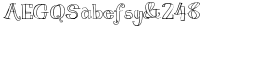Blue Goblet Serif Outline