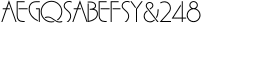 Lyric Stencil NF Regular