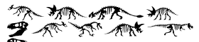 Matts Dinosaur Stencils Regular