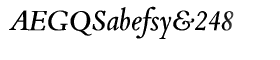 Aetna JY Newstyle 2 Bold Italic