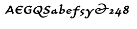 Carlin Script Medium Italic
