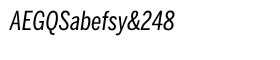 Benton Sans Compressed Regular Italic