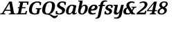 BF Fiona Serif Bold Italic